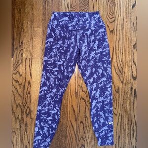 Women's Nike Patterned Purple Leggings